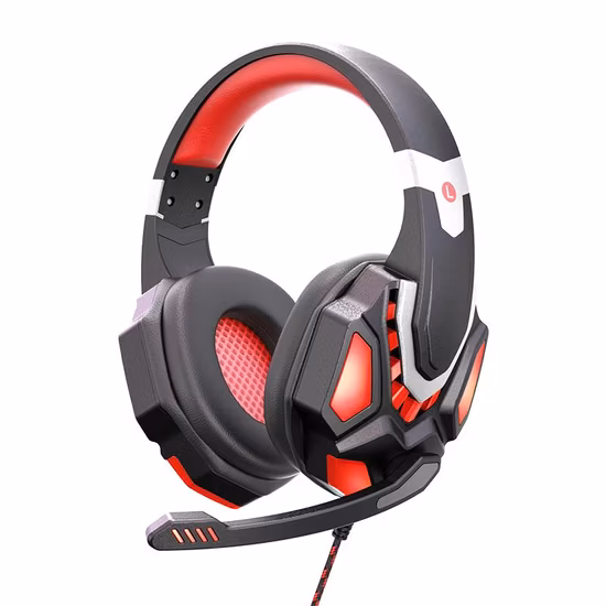 Mehrfarbiges, tiefes Bass-Stereo-Computer-Gaming-Headset mit Kabel