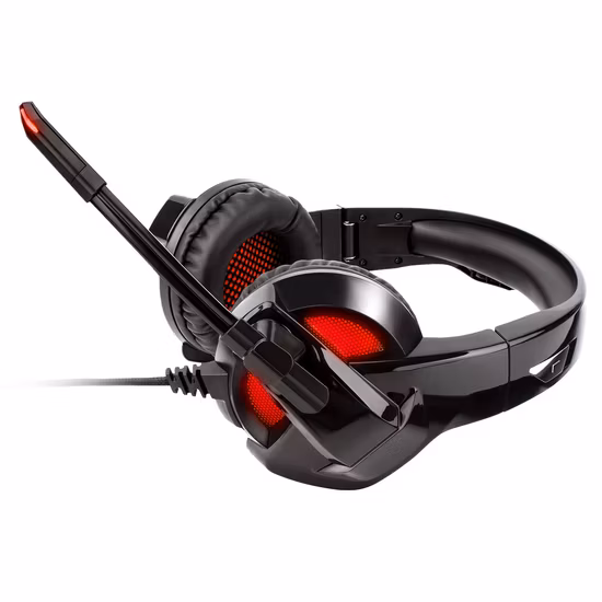 Hochwertiger Virtual-7.1-Sound-Gaming-Headset-Kopfhörer mit Stahlbügel