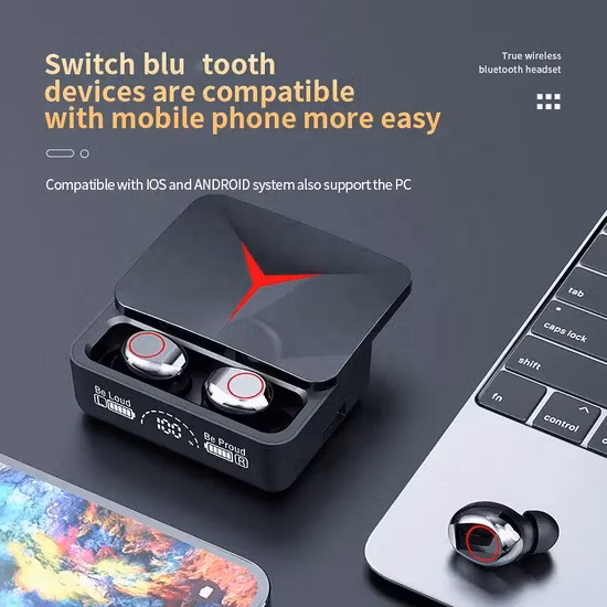 2023 Bestseller für kabellose Jb L E10s-Headsets mit 1200-mAh-Powerbank, Touch-Control-Gaming-Ohrhörer in